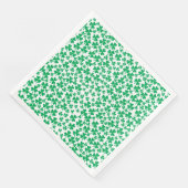 Shamrocks for St Patricks Day Servet (Hoek)