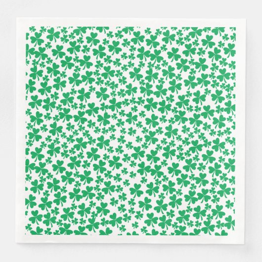Shamrocks for St Patricks Day Servet (Voorkant)
