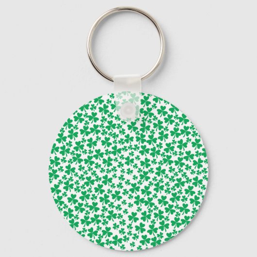 Shamrocks for St Patrick's Day Sleutelhanger (Voorkant)