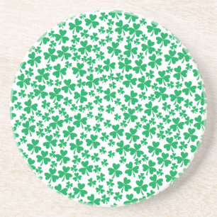 Shamrocks for St Patrick's Day Zandsteen Onderzetter