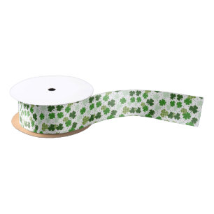 Shamrocks Galore- St. Patricks Day Satijnen Lint