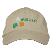 Shamrocks Geborduurde Pet (Voorkant)