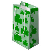 Shamrocks Gift Bag Klein Cadeauzakje (Voorkant Gekanteld)