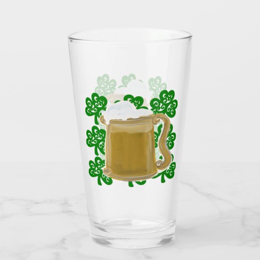SHAMROCKS GLAS (Achterkant)