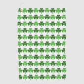 Shamrocks Golfhanddoek (Voorkant)