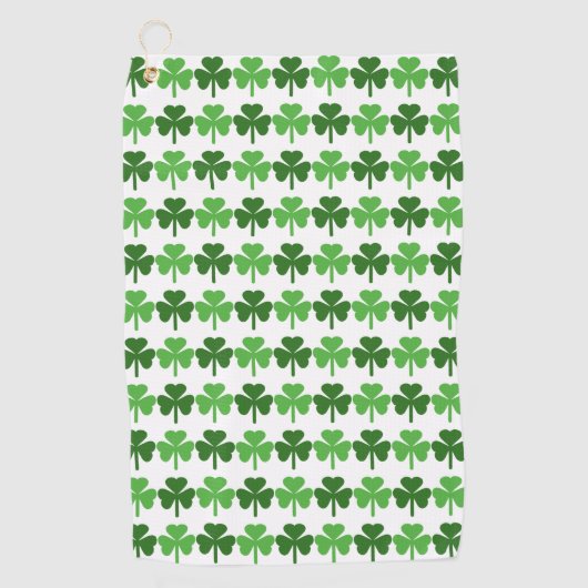 Shamrocks Golfhanddoek (Voorkant)