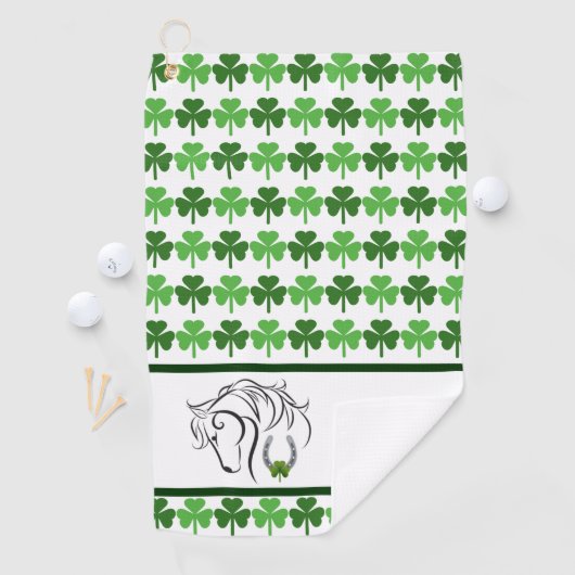 Shamrocks Golfhanddoek (Insitu)