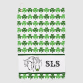Shamrocks Golfhanddoek (Voorkant)