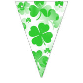 Shamrocks GOOD LUCK - Naadloos patroon 2 Vlaggetjes (Tweede vlag)