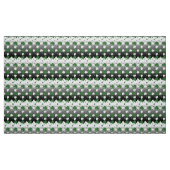 Shamrocks, groen en wit op gegraveerd veld stof (Fat Quarter)