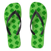 Shamrocks, Happy St. Patrick's Day! Teenslippers (Voetbed)