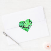 Shamrocks. Hart Sticker (Envelop)