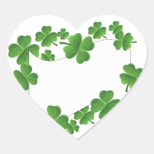 Shamrocks Hart Sticker
