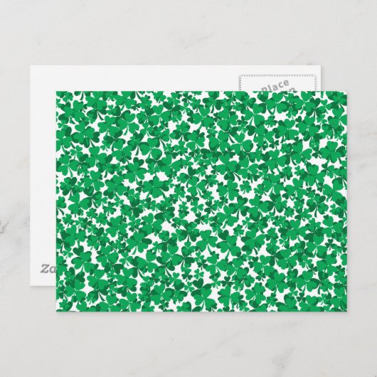 shamrocks, Ierland, Iers, trots om Iers te zijn Briefkaart (Voorkant / Achterkant)