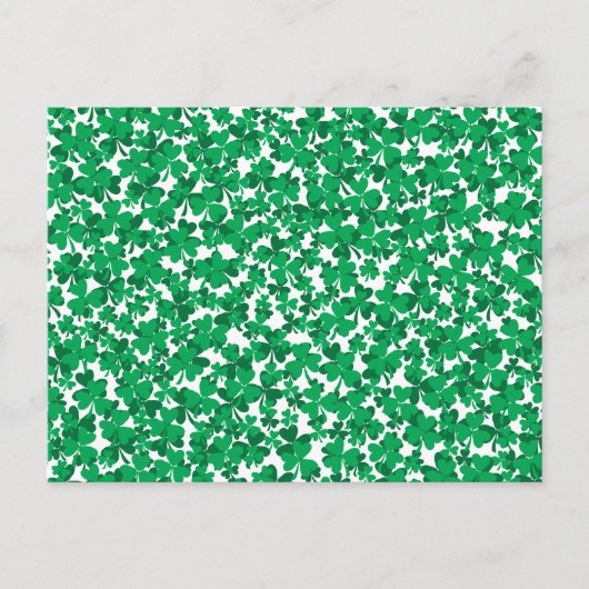 shamrocks, Ierland, Iers, trots om Iers te zijn Briefkaart (Voorkant)