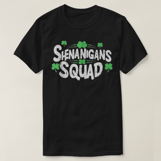 Shamrocks Ierse Grappige St Patrick T-shirt (Design voorkant)
