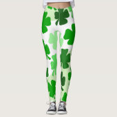 Shamrocks Ierse Leggings (Voorkant)