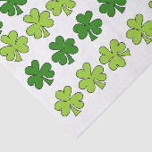Shamrocks in de schaduw tissuepapier (Detail)