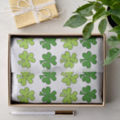 Shamrocks in de schaduw tissuepapier (Geschenk)