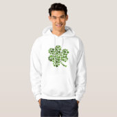 Shamrocks in een Shamrock Hoodie (Voorkant volledig)