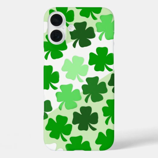 Shamrocks Irish Clover Cell Phone Case (Achterkant)