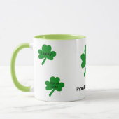 Shamrocks Irish Gezegden Customize Mok (Links)