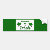 Shamrocks Irish Pride Bumpersticker (Voorkant)