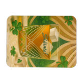 Shamrocks Irish Whiskey Tumbler "Sláinte!" Magneet (Horizontaal)