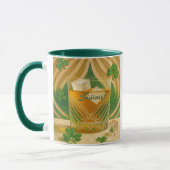 Shamrocks Irish Whiskey Tumbler "Sláinte!" Mok (Links)