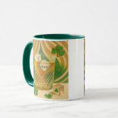 Shamrocks Irish Whiskey Tumbler "Sláinte!" Mok (Voorkant links)