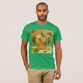 Shamrocks Irish Whiskey Tumbler "Sláinte!" T-shirt (Voorkant volledig)