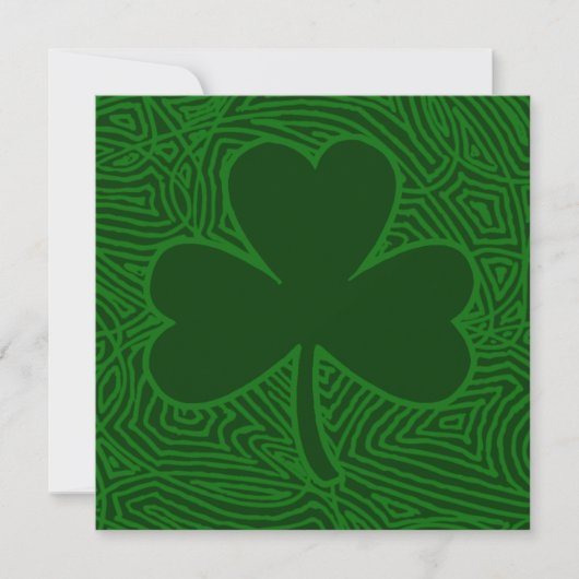 Shamrocks Kaart (Voorkant)