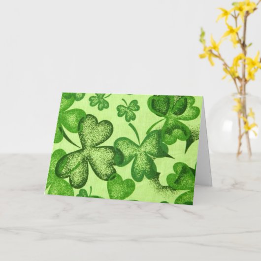 Shamrocks - Kaart (Gele Bloem)