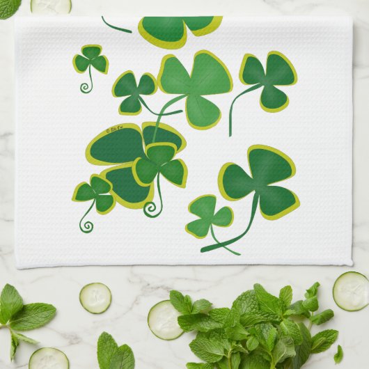 Shamrocks Kitchen Towel Theedoek (Gevouwen)