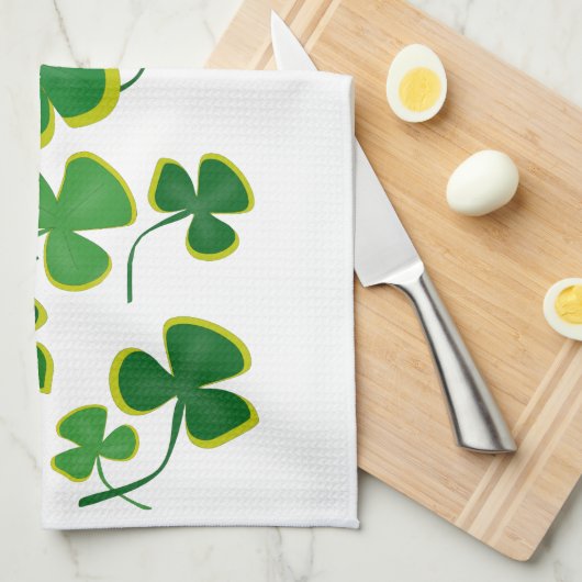 Shamrocks Kitchen Towel Theedoek (Quarter Fold)