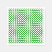 Shamrocks Kleine klaveren 3-blad Servet (Voorkant)