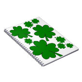 Shamrocks-laptop Notitieboek (Rechterzijde)