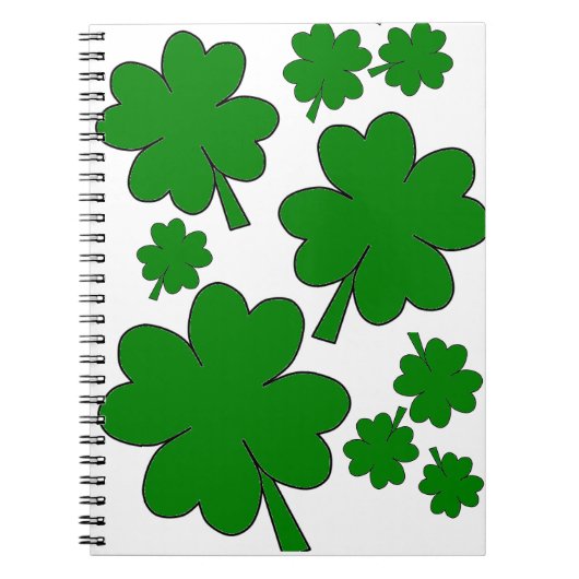 Shamrocks-laptop Notitieboek (Voorkant)