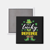 Shamrocks Leprechaun Body Saint Patrick Ik ben een Magneet (Voorkant / Achterkant)