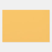 Shamrocks & Leprechauns op Mosterdgeel Inpakpapier Vel (Voorkant 2)