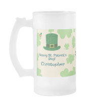 Shamrocks, leprechauns & Pot of Gold Frosted Beer 