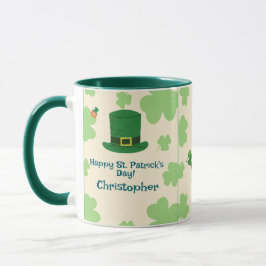 Shamrocks, leprechauns & Pot of Gold Mug Mok