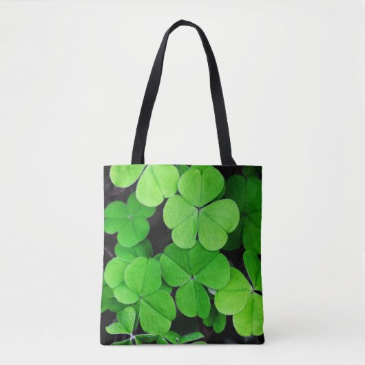 Shamrocks, Luck of the Irish Tote Bag (Voorkant)
