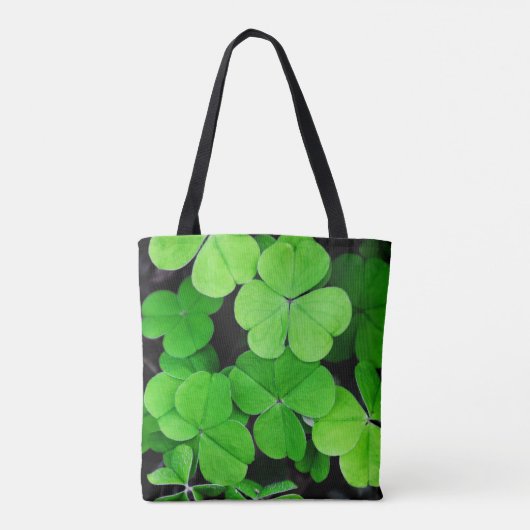 Shamrocks, Luck of the Irish Tote Bag (Achterkant)
