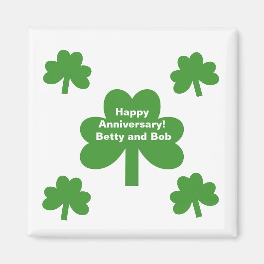 Shamrocks Magneet (Voorkant)