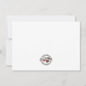 Shamrocks Mary Irish Celtic Cross condoleert Bedankkaart (Achterkant)