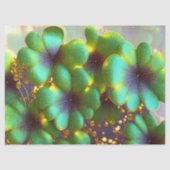 Shamrocks met gouden accenten, St. Patrick's Day Tissuepapier (Voorkant)