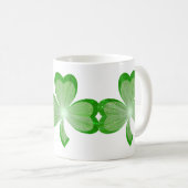 Shamrocks mok wit (Voorkant rechts)