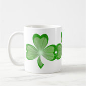 Shamrocks mok wit (Links)