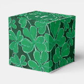 Shamrocks Monogrammed Initiaal Bedankdoosjes (Achterkant)